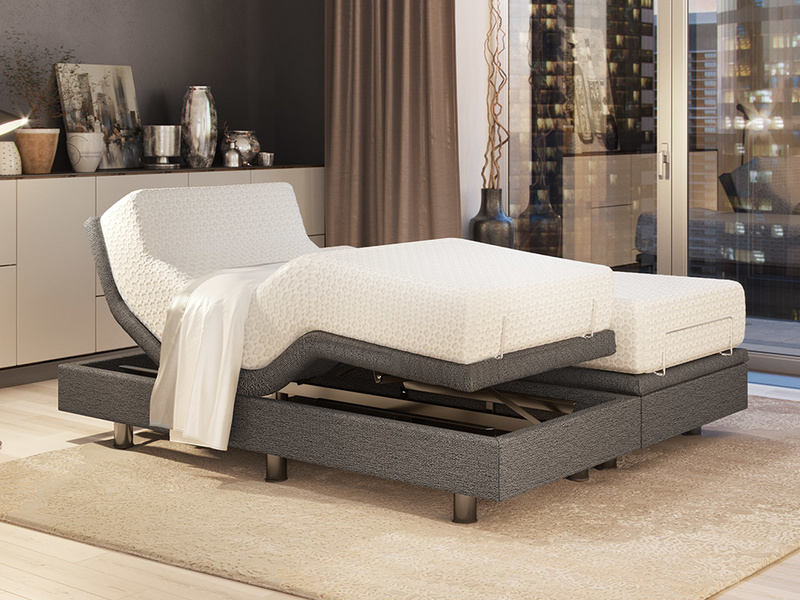Кровать трансформируемая Smart Bed 200x200 Ткань Мебельная ткань - Трансформируемое мнгогофункциональное основание.