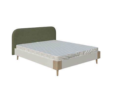 Кровать премиум Lagom Plane Chips - Оригинальная кровать без встроенного основания из ЛДСП с мягкими элементами.